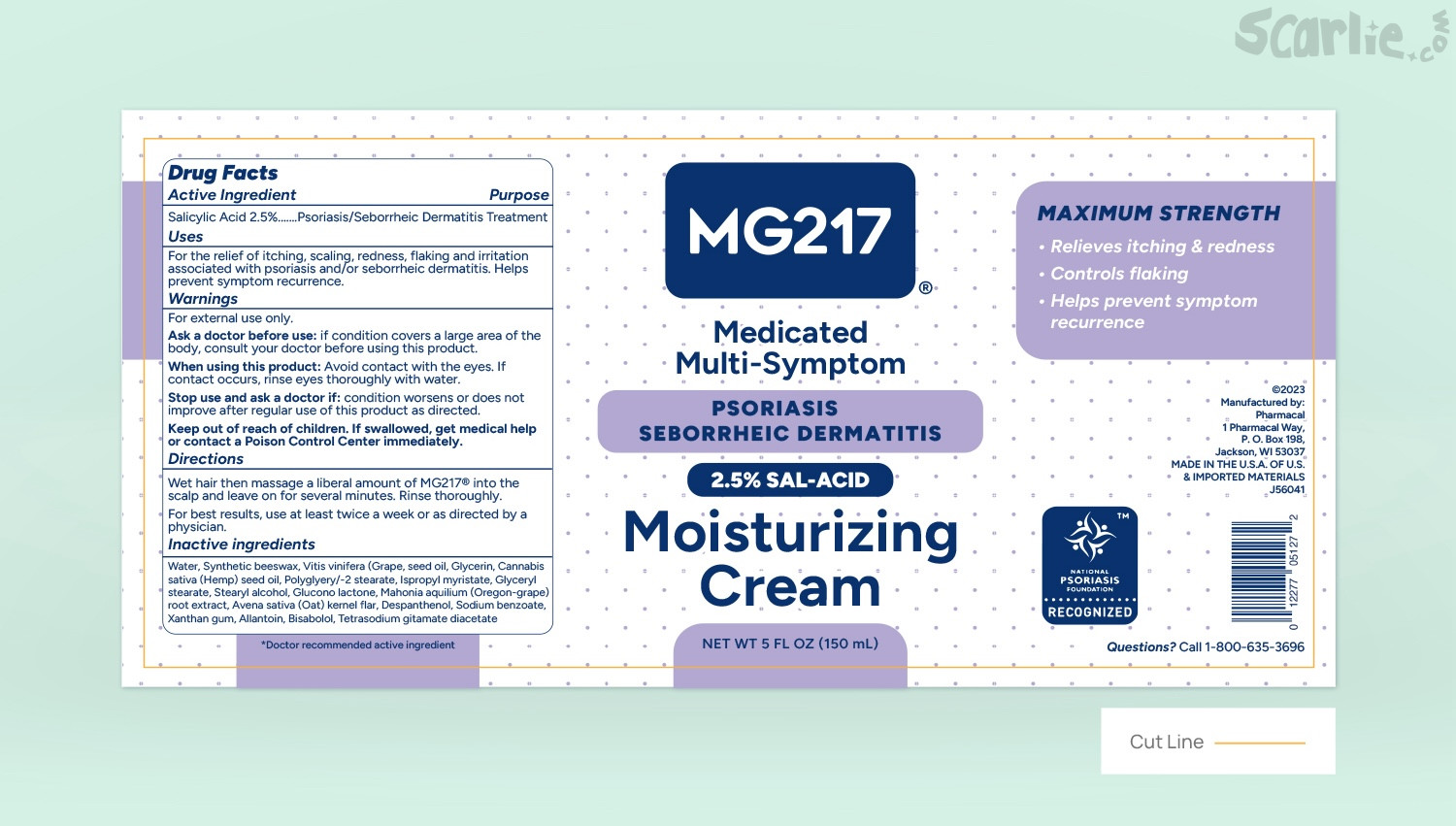 mg217 moisturizer jar flat design front and back