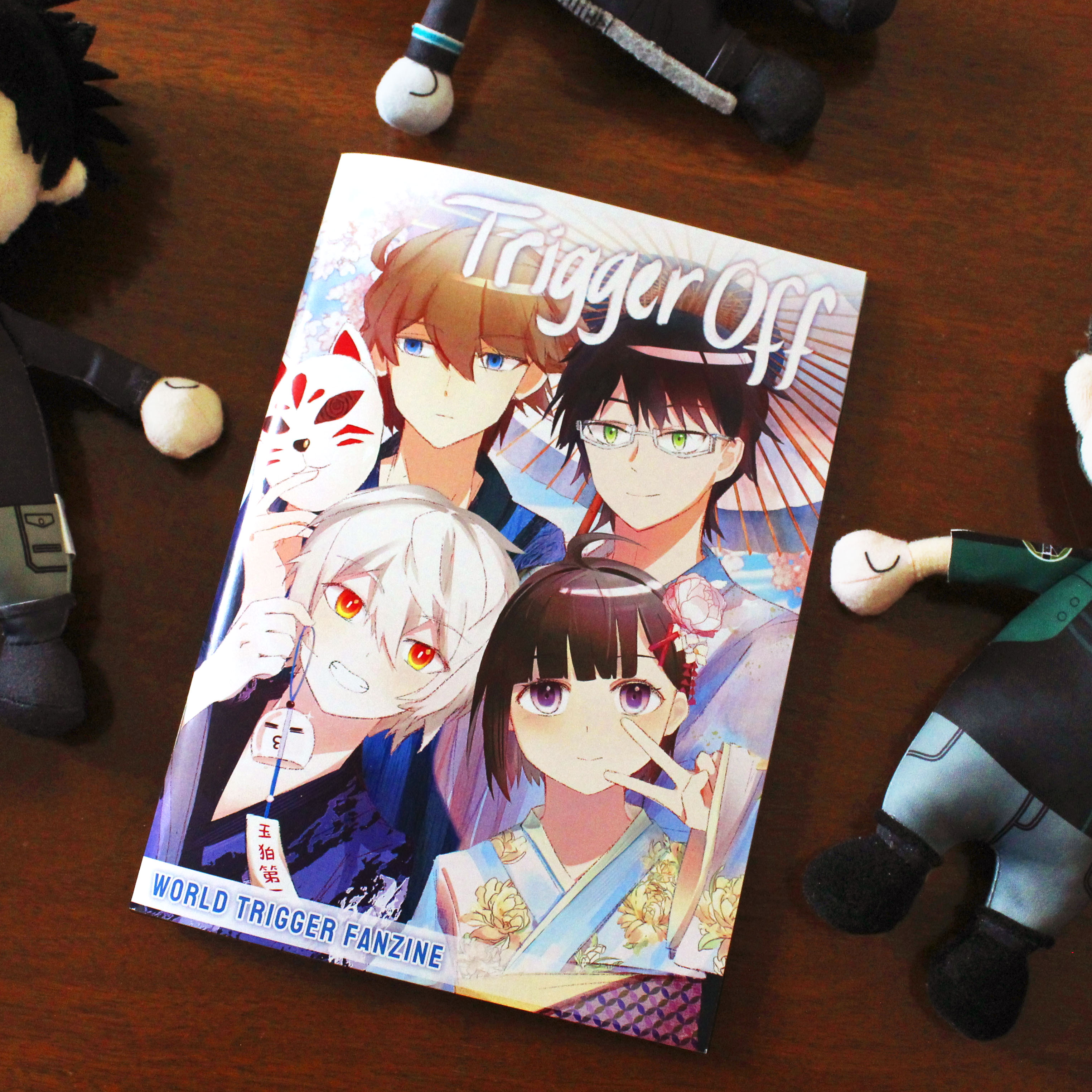 Trigger Off Zine Front and Back Covers