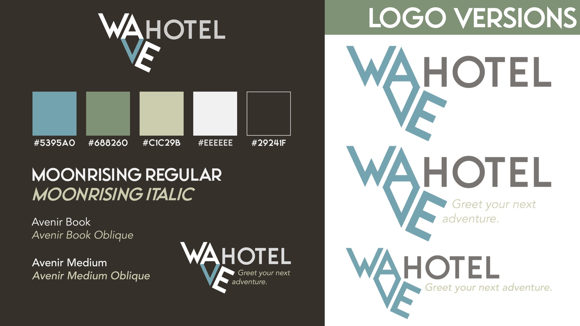 Logo, Colors, Typography